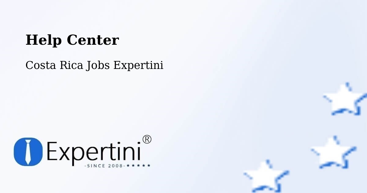 Help Center – Belén - Costa Rica Jobs Expertini